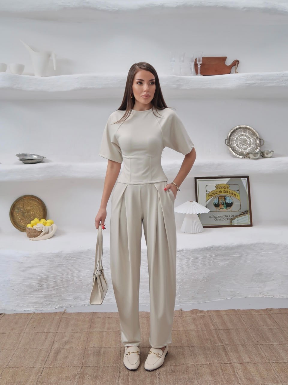 Ivory Drape Set