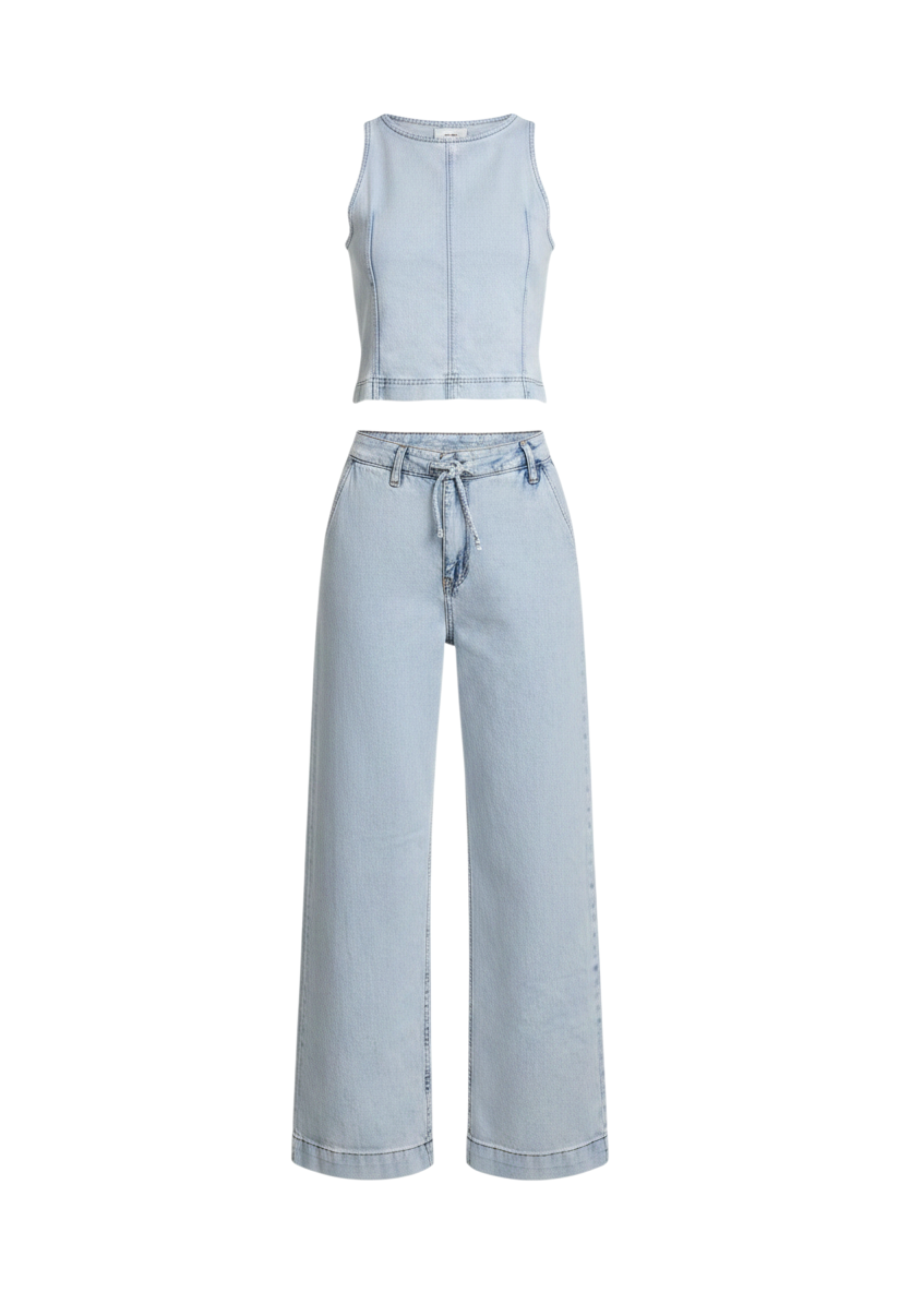 Denim Kot Takım